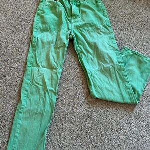 Free People‎ Green Jeans